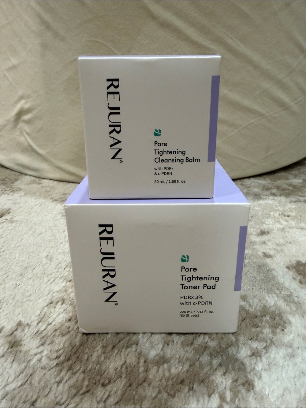 REJURAN Pore Tightening Toner Pads — Lavender White